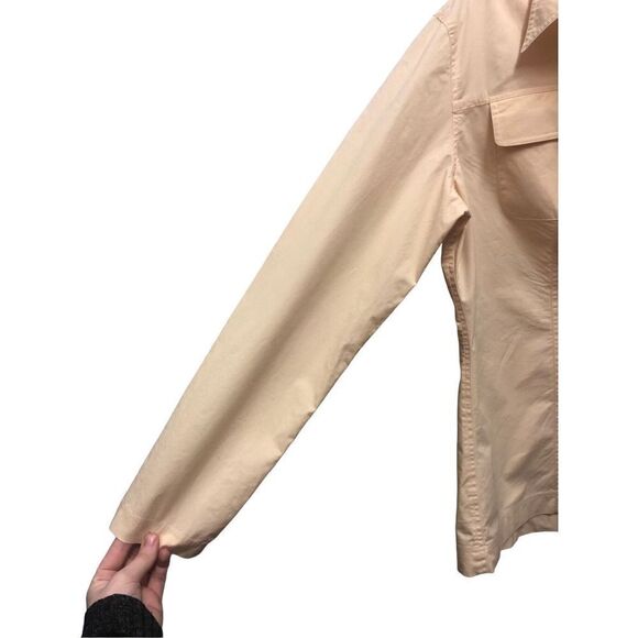 Tahari Women’s Yellow 3/4 Snap Button Up Collared Formal Casual Long Sleeve Blou - Picture 2 of 8